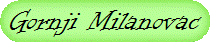 Gornji Milanovac