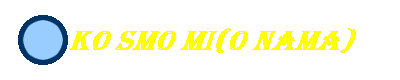 KO SMO MI(O NAMA)