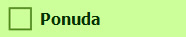   Ponuda